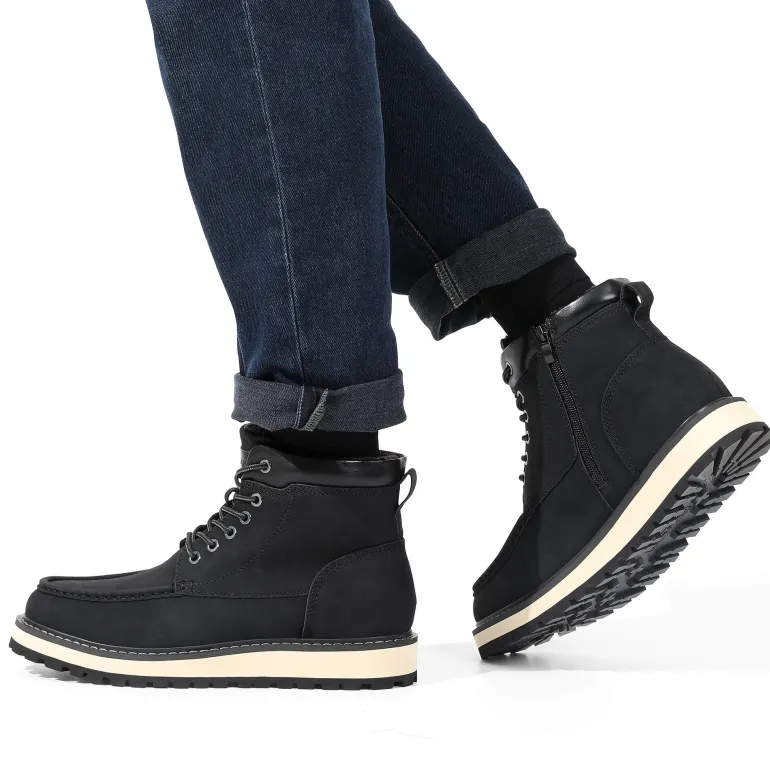 Men's Warm Moc Toe Boots