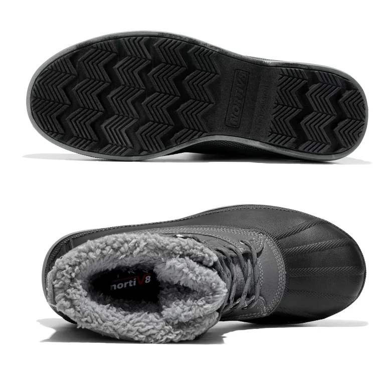 Men's Waterproof Insulated Snow Boots【Wide Fit】