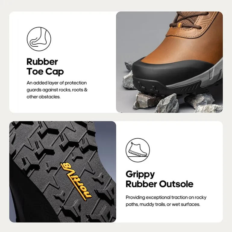 Men's Waterproof Military Tactical Work Boots