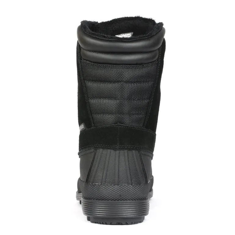 Men's Waterproof Suede Insulated Snow Boots