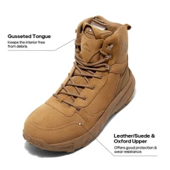 Men’s Wide-Fit Zip-Up Hiking Boots