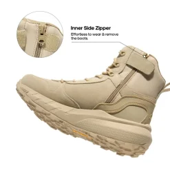 Men’s Wide-Fit Zip-Up Hiking Boots