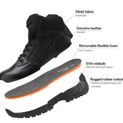 Men's Wide Slip-Resistant Tactical Work Boots
