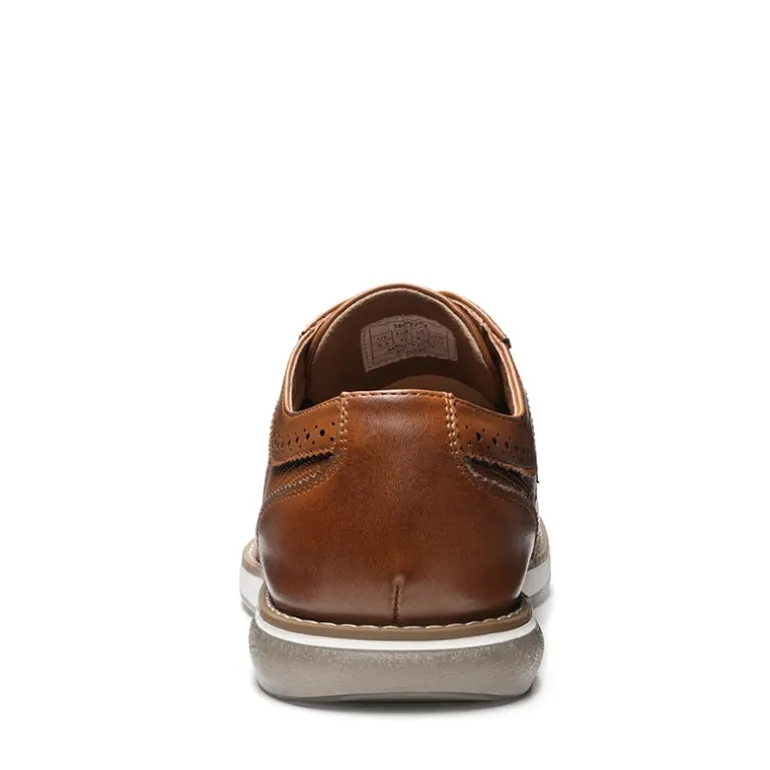 Men's Wide Vegan Leather Dress Sneakers