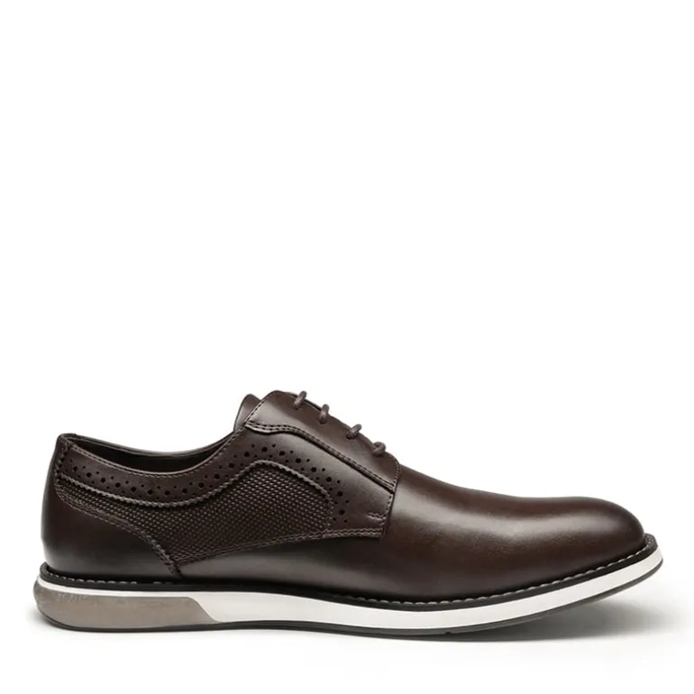 Men's Wide Vegan Leather Dress Sneakers