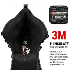 Men's Wide Waterproof Insulated Snow Boots