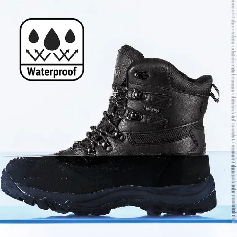 Men's Wide Waterproof Insulated Snow Boots