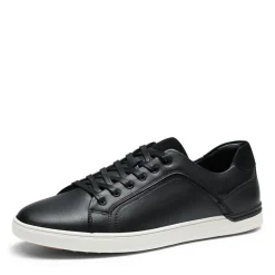 Men's Wide Width PU Leather Fashion Sneakers
