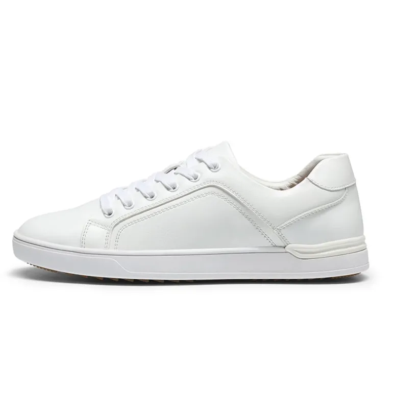 Men's Wide Width PU Leather Fashion Sneakers
