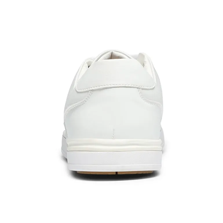 Men's Wide Width PU Leather Fashion Sneakers