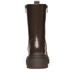 Mid Calf Combat Boots