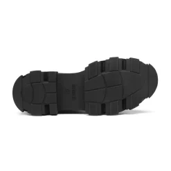 Mid Calf Combat Boots