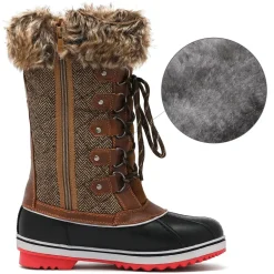 Mid-Calf Fur Snow Boots