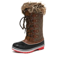 Mid-Calf Fur Snow Boots