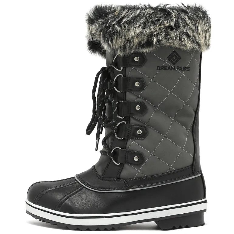 Mid-Calf Fur Snow Boots
