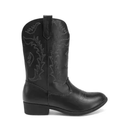 Mid Calf Kids Cowboy Riding Boots