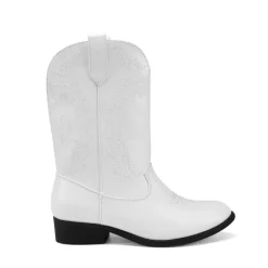 Mid Calf Kids Cowboy Riding Boots