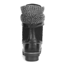Mid Calf Lace Up Snow Boots