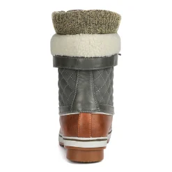 Mid Calf Lace Up Snow Boots