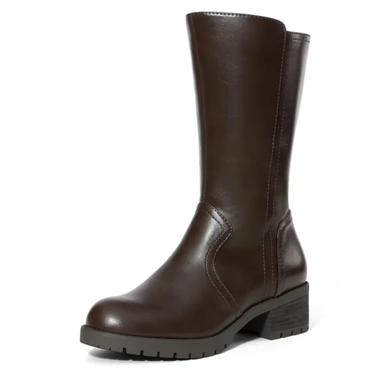Mid Calf Riding Boots