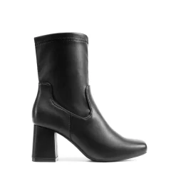 Mid Calf Square-Toe Gogo Boots