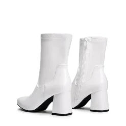 Mid Calf Square-Toe Gogo Boots