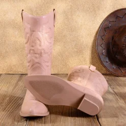 Mid Calf Western Cowboy Boots
