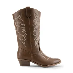 Mid Calf Western Cowboy Boots