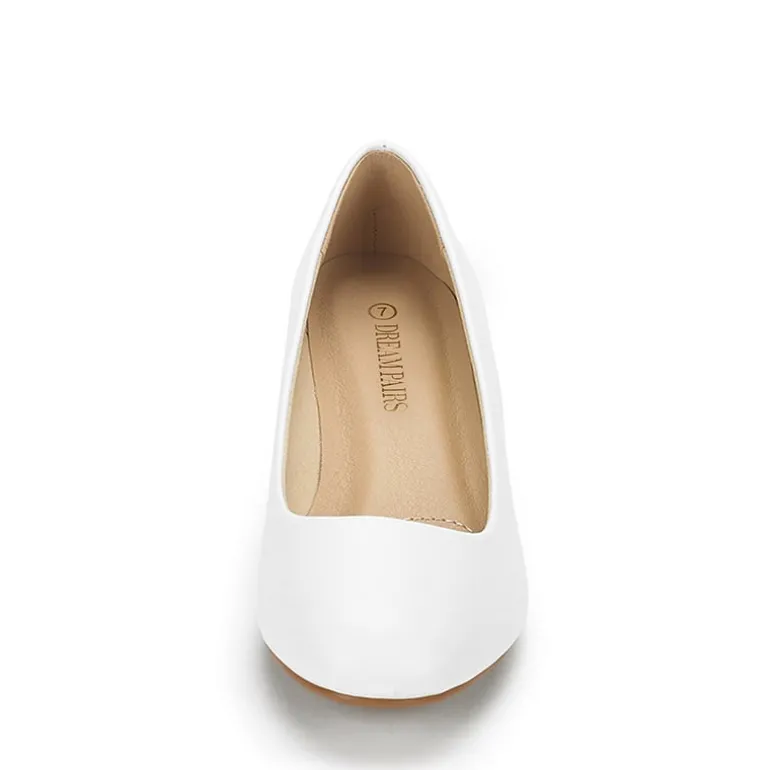 Mid Wedge Heel Pump Shoes