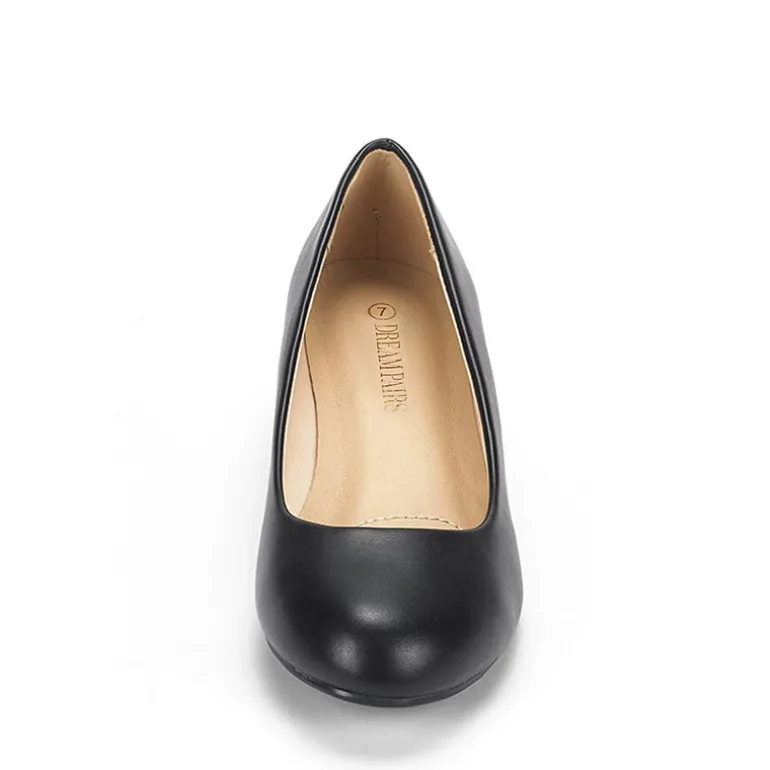Mid Wedge Heel Pump Shoes