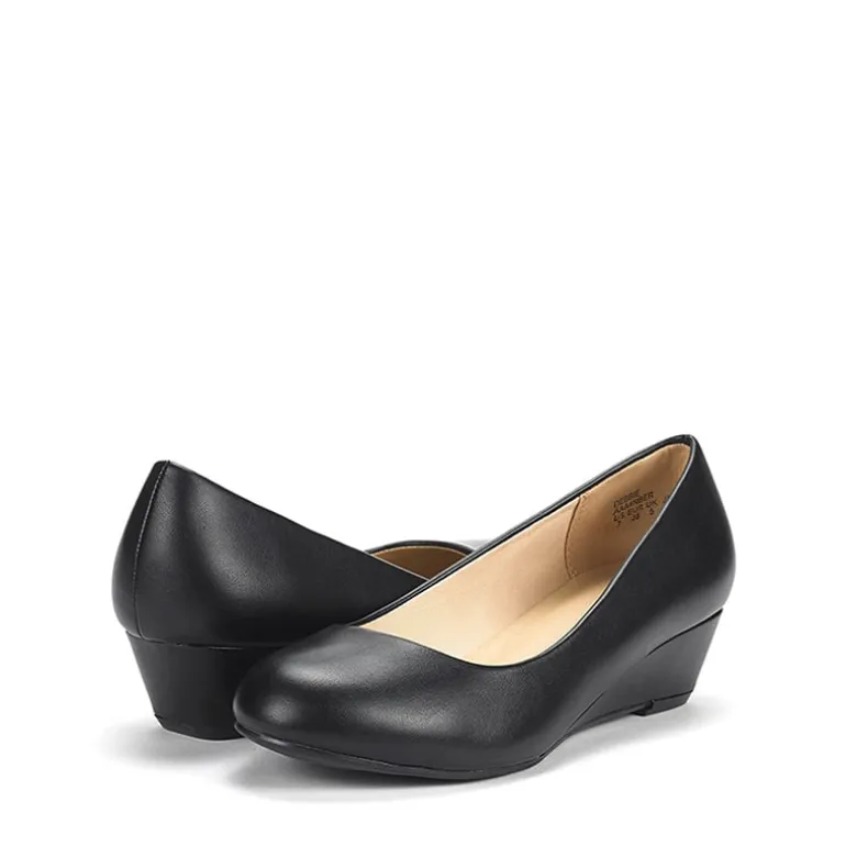 Mid Wedge Heel Pump Shoes