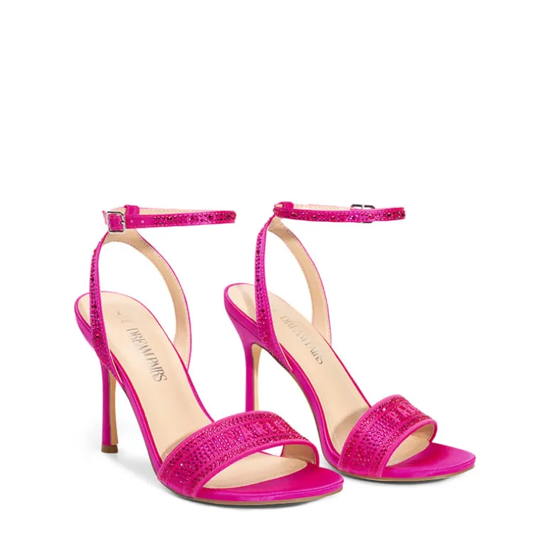 Minimalist Ankle Strap Stiletto Heel Sandals