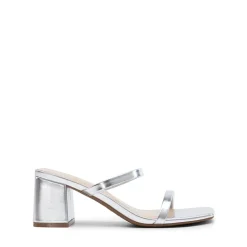 Minimalist Thin-Strap Block Heel Sandals