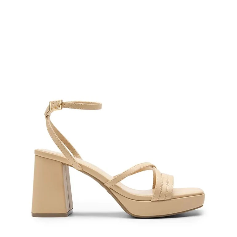 Multiple-strap Platform Heeled Sandals