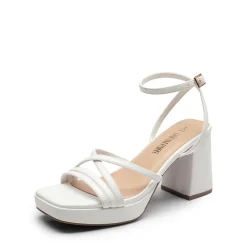 Multiple-strap Platform Heeled Sandals