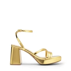 Multiple-strap Platform Heeled Sandals
