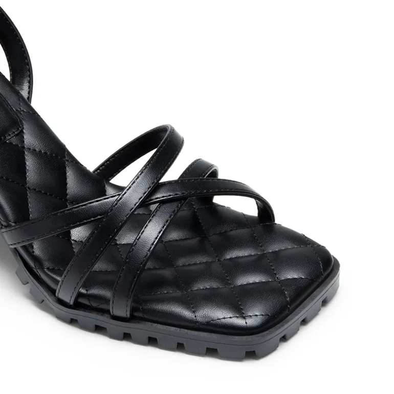 Non-Slip Square Toe Strappy Sandals
