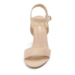 Open Toe Ankle Strap Chunky Heel Sandals