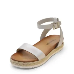 Open Toe Ankle-Strap Espadrille Platform Sandals