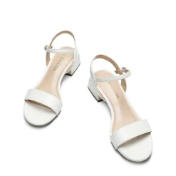 Open Toe Ankle Strap Low Heel Sandals
