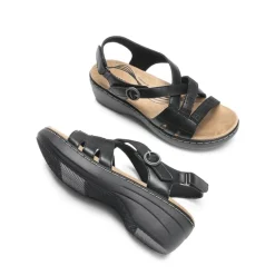 Open Toe Arch Support Wedge Sandals