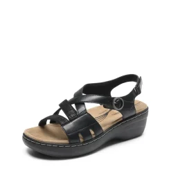 Open Toe Arch Support Wedge Sandals