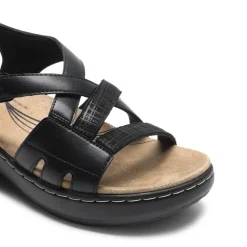 Open Toe Arch Support Wedge Sandals