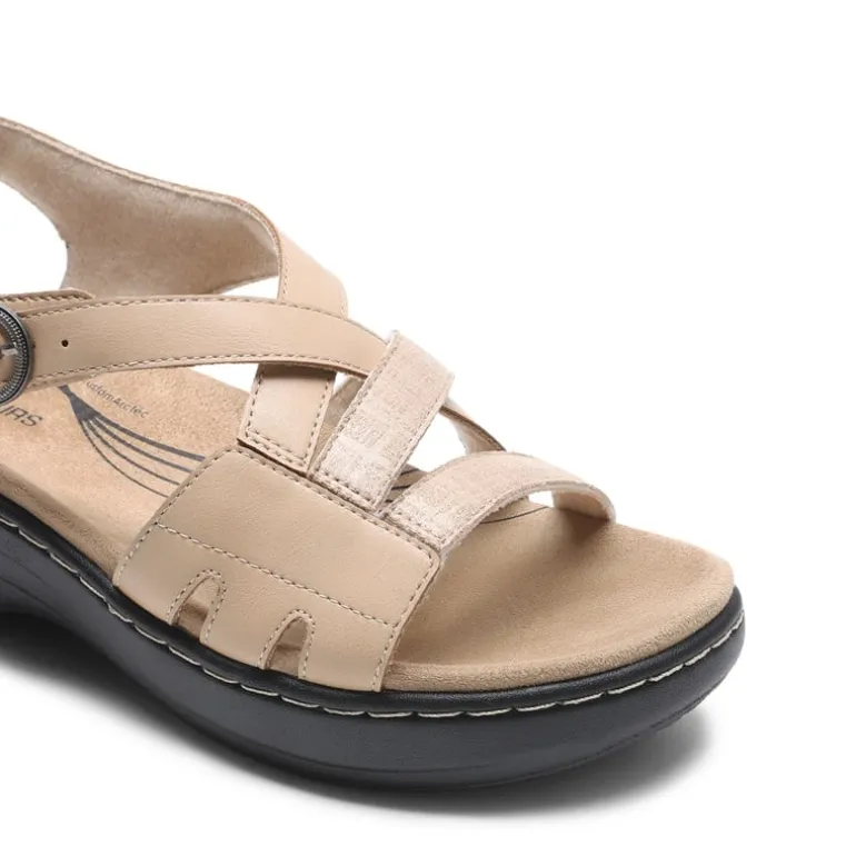 Open Toe Arch Support Wedge Sandals