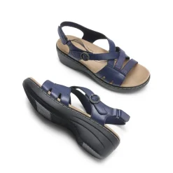 Open Toe Arch Support Wedge Sandals