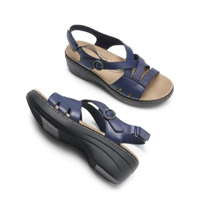 Open Toe Arch Support Wedge Sandals