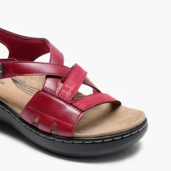 Open Toe Arch Support Wedge Sandals