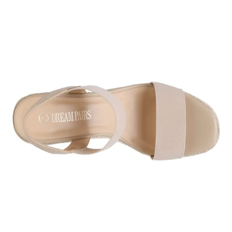Open Toe Espadrille Platform Sandals