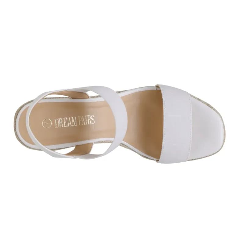 Open Toe Espadrille Platform Sandals