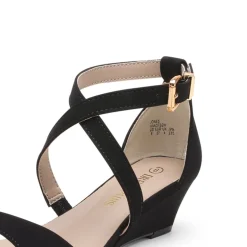 Open Toe Low Heel Wedge Sandals